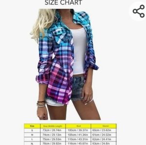 Casual Daily Gradient Color Pocket Contrast Turndown Collar Blouses